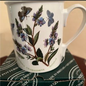 608. NWT VINTAGE PORTMEIRION BOTANIC GARDEN 1997 SPEEDWELL MUG